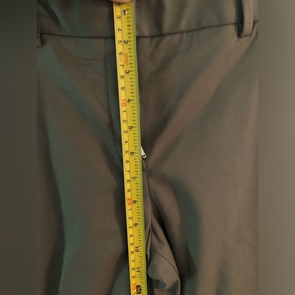 GAP  Tailored Crop Earth-tone Khaki size 8 Tall Trousers - Picture 9 of 16